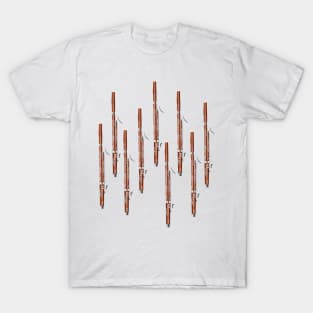 Bassoon on orange T-Shirt